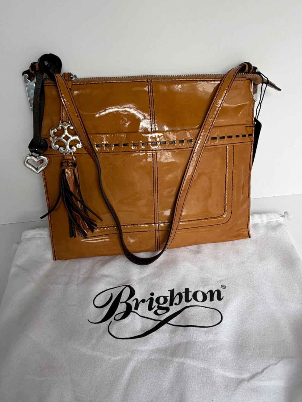 Brighton Patent Leather Shoulder Bag